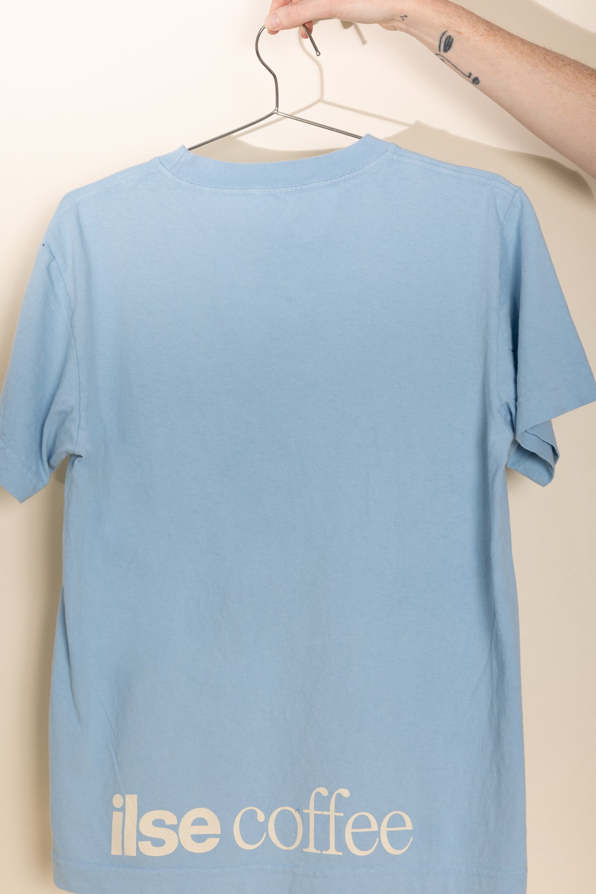 Ilse T-Shirt: Light Blue/Cream