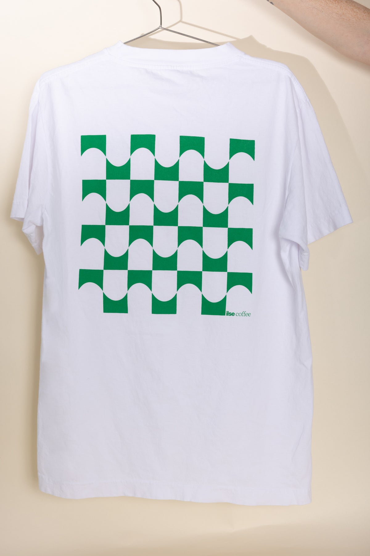 Ilse T-Shirt: White/Green